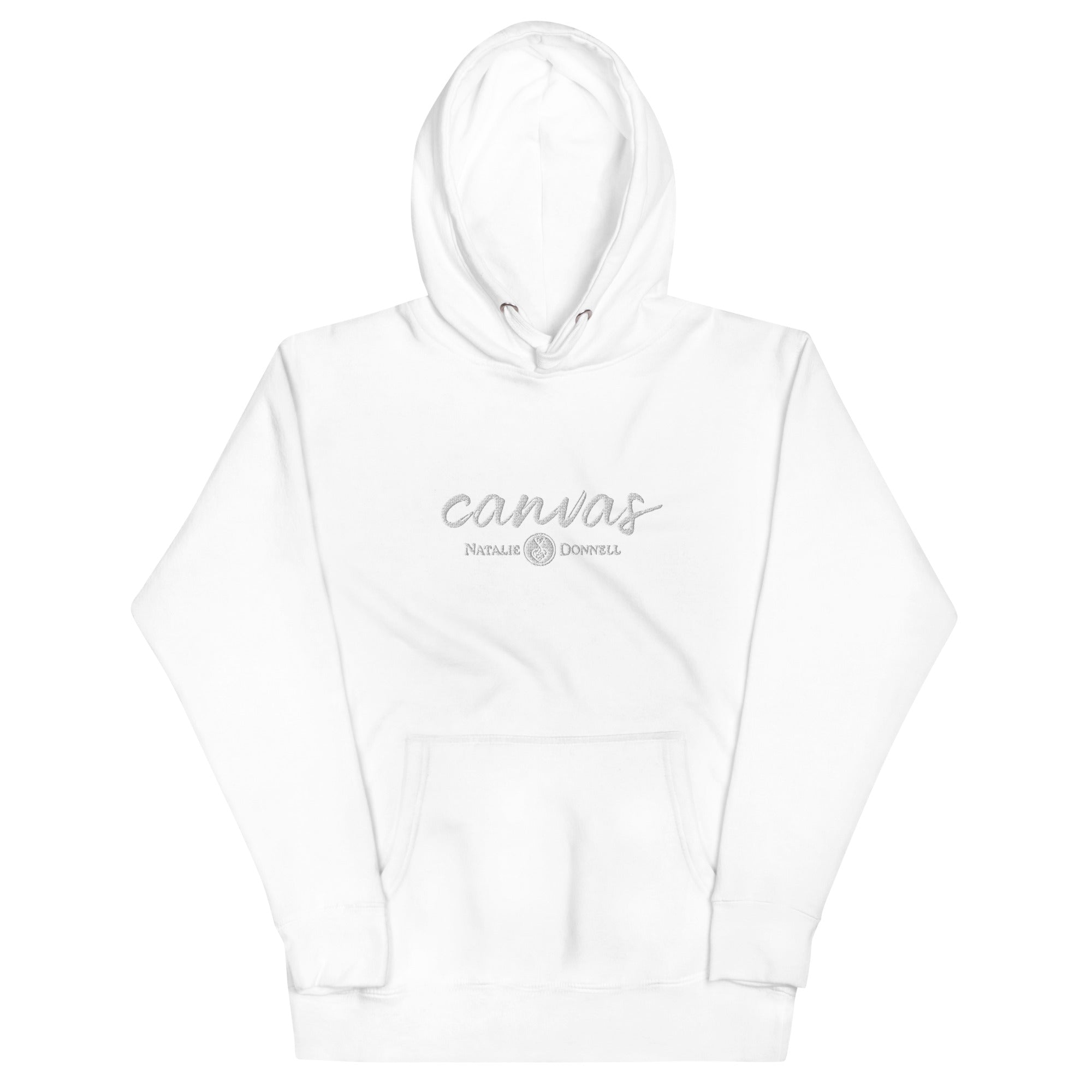 Canvas Embroidered Hoodie